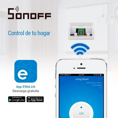 Interruptor Sonoff Basic Wifi Casa Inteligente