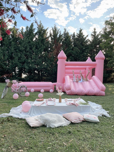 Alquiler De Inflables, Blanco Rosa Negro, Burbuja, Margarita