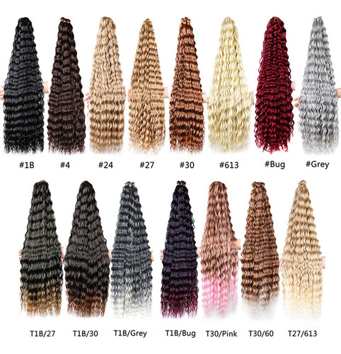 Wigs, Cabello Natural Ondulado Y Rizado, Tejido A Ganchillo,