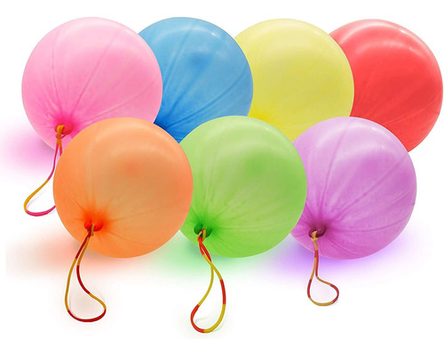 Lcsayy Neon Punch Balloons-35pcs De 12  Globos De Servicio P