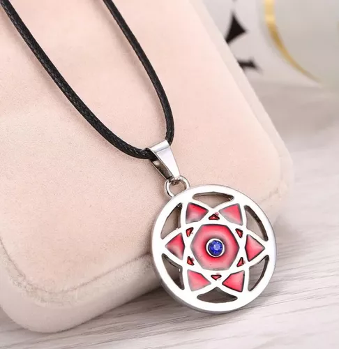 Collar periférico de Anime Naruto, adorno Xiao, organización Itachi Uchiha  Sharingan, colgante de acero de titanio, regalo para estudiantes -  AliExpress