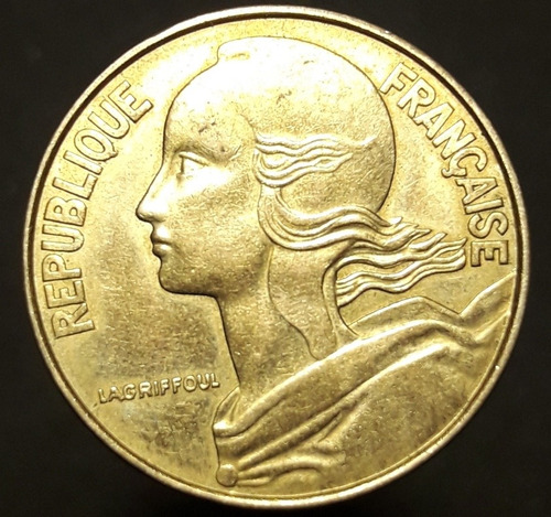 Moneda Francia 20 Centimes 1974 