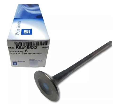 Kit 6 Válvula Admissão Motor Novo Onix 1.0 20/22 3 Cilindro