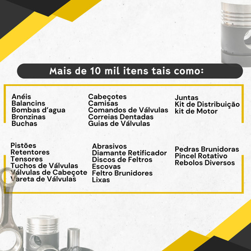 Pistão C/ Anéis Mitsubishi S6s 5.0 12v. Inj. Indireta Std