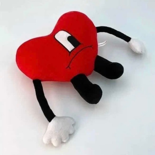 Peluche Corazón Bad Bunny Un Verano