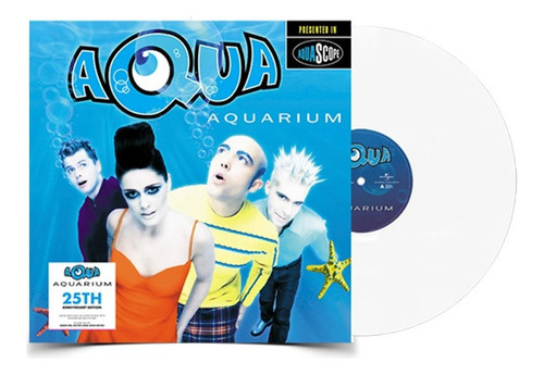 Aqua  Aquarium 25th Anniversary Vinilo Nuevo Lp White