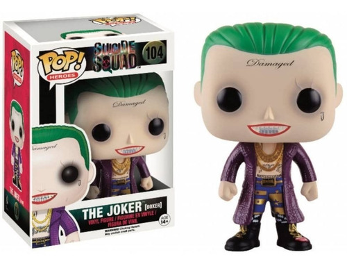 Funko Pop The Jocker Boxer Suicide Squad #104 Exclusivo