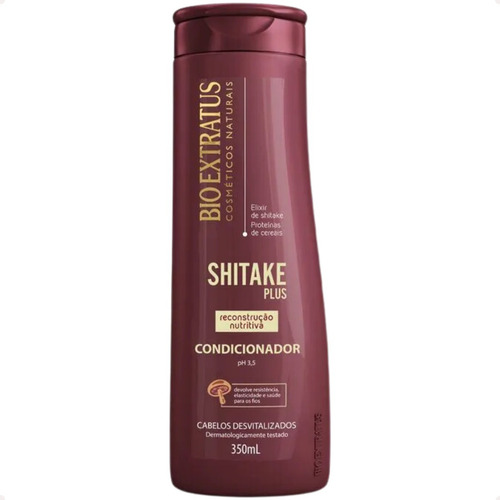 Kit Shitake Plus Com Finalizador Spray Elixir Bio Extratus