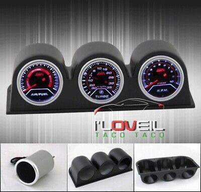 Jdm Vip Kdm Edm Air Fuel + Turbo Boost + Tachometer Gaug Yyo