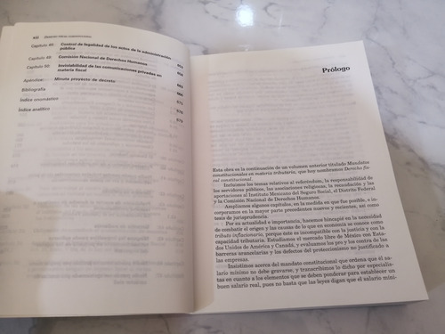 Libro. Derecho Fiscal Constituciónal. Carrasco Iriarte (Usado)