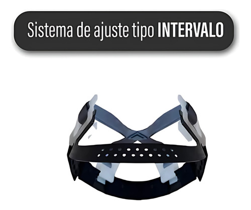 Casco De Seguridad Infra Intervalos Cachucha Color Azul