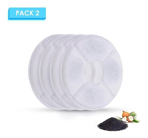 Pack 2 Filtros Fuente Agua Para Gatos 1,5litros/ekipofertas