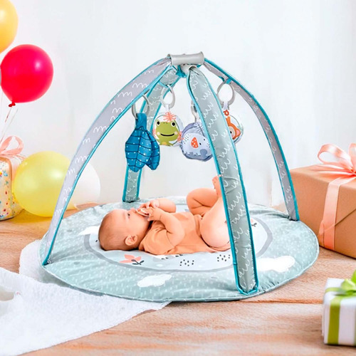 Gimnasio Alfombra Bebe Acolchado Fluffybaby Centro De Juegos