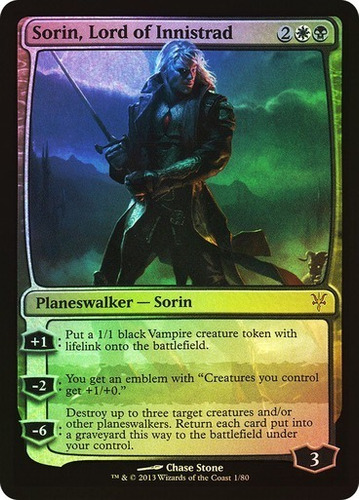 Sorin, Lord Of Innistrad Duel Decks: Sorin Vs. Tibalt (foil)