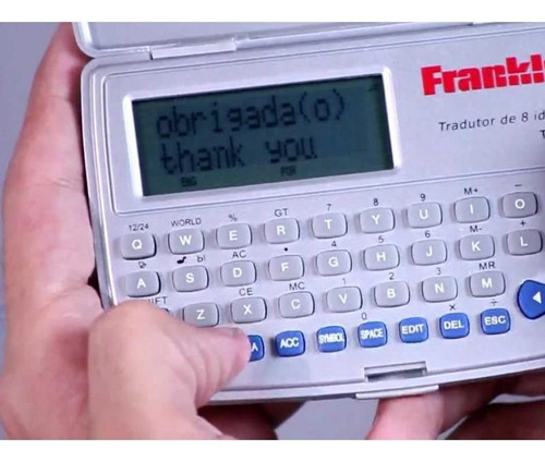 Traductor electrónico Franklin Tg115, calculadora de 8 idiomas