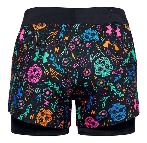 Short Under Armour Launch Day Of The Dead 2 in 1 Dia Muertos 899