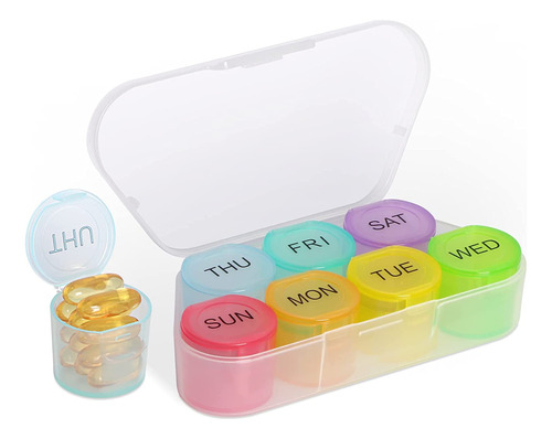 Naturetouch Weekly Pill Organizer, Bpa Free Medicine Orga...