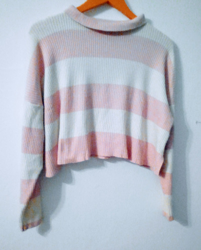 Sweater Otoño Invierno Mujer  Corto (con Detalles)