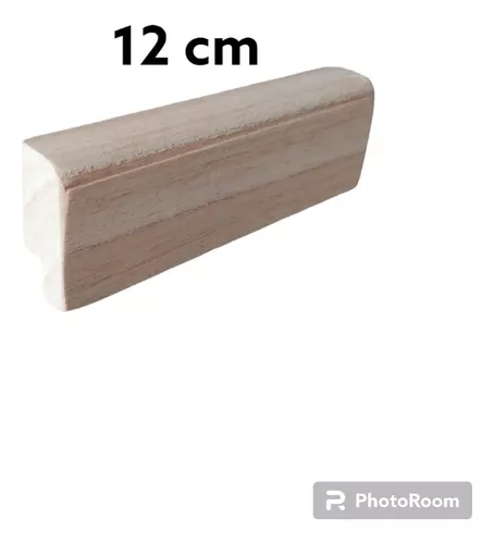 Tirador/ Manija Madera Semicircular Malven 12cm X Par