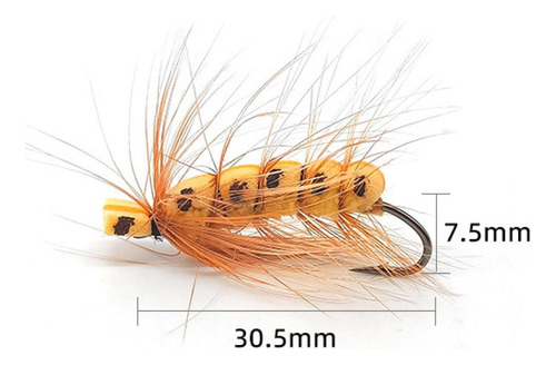 3 Unidades De Iscas De Pesca Com Mosca, Iscas Artificiais, I