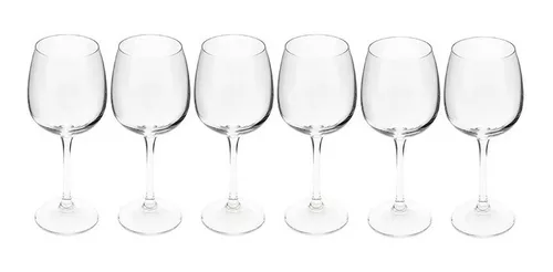 Copa vino blanco de 350 ml, set de 6 copas.