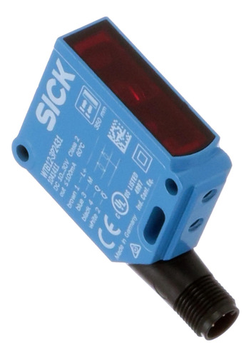 Sensor Fotoelectrico Rectangular Luz Roja Sick Wtb12-3p2431