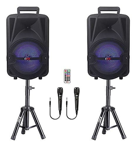 Sistema Pa Bluetooth Pbx-800tws Con 2 Altavoces De 8puLG, 2