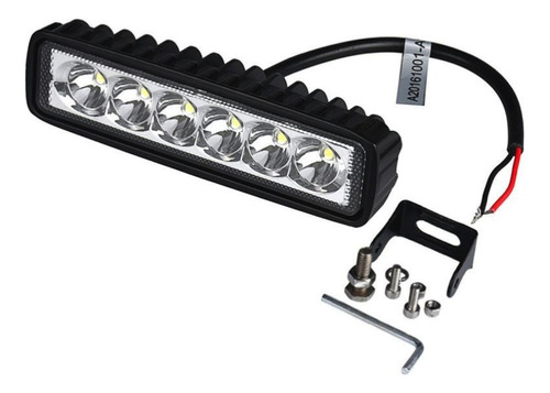 Halógeno Barra Led 18w Neblineros Autos Moto Faro 4x4 Tuning