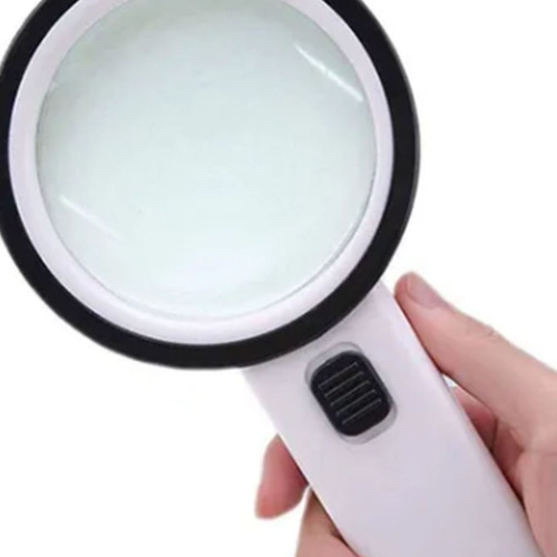 Lupa De Mano Lectura Con Luz Iluminada Portátil De Aumento