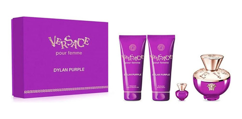 Set Perfume Mujer Versace Dylan Purple Edp 100 Ml