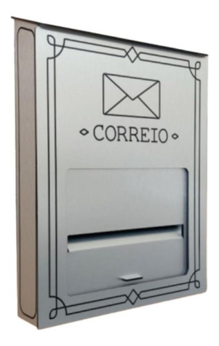 Caixa De Correio De Parede Com Chave Espelhado Acm Numeral