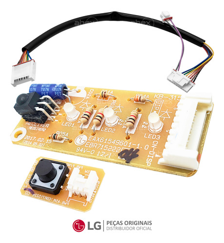 Placa Display Completa Ar Condicionado LG Inverter 9000