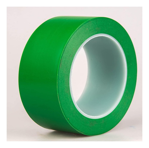 Cinta Demarcación Verde Pvc 5cm X 33 Mts Marca Usa