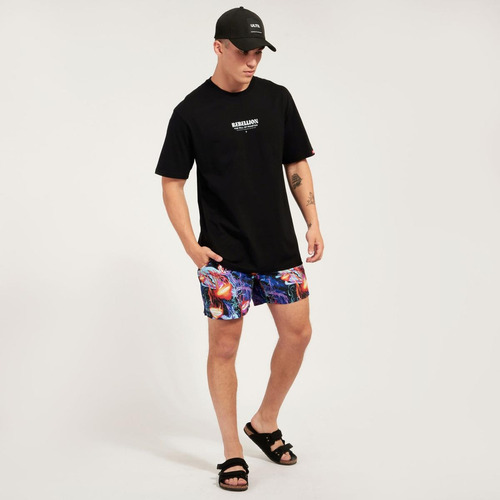 Short De Baño Estampado Tag Kevingston