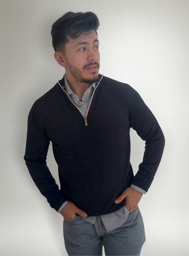 Sweater Medio Cierre Daniel Hechter Calidad Premium