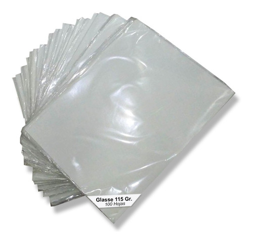 Papel Glase 115 Gramos 100 Hojas Carta