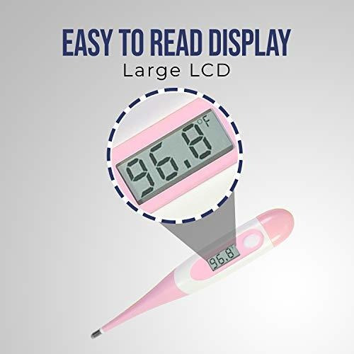 Imagen 6 de 9 de Termómetro Digital De Temperatura Corporal Lcdcon Lecturas