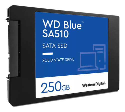 Ssd Disco Solido Wd Blue 250gb Sa510 Western Digital Sata 3