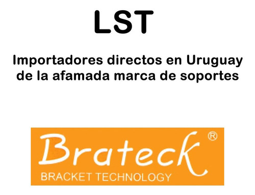Imagen 2 de 7 de Soporte Tv 23 A 55 + Soporte Canalera Sinto Tv Consola Play