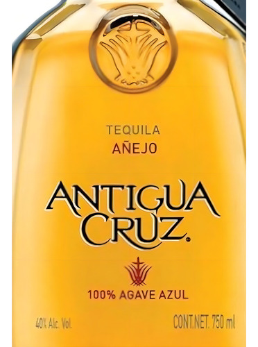 Pack De 12 Tequila Antigua Cruz Añejo 100% 750 Ml