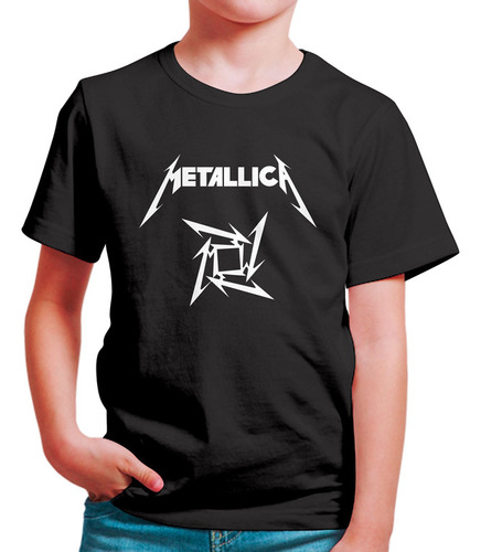 Polo Niño Metallica Estrella (d1674 Boleto.store)