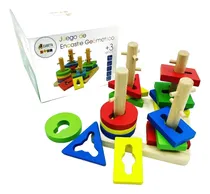 Comprar Juego De Encastre Geometrico- Juegos Didácticos