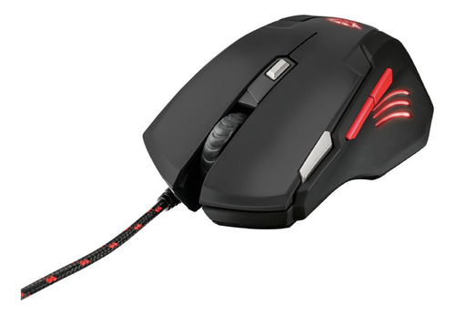 Mouse Gamer Trust Gxt 4111 Zapp 2500 Dpi 7 Botones Luces Led