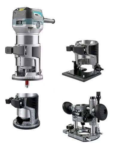 Ruteadora De Palma 1/4   C/adaptadores Y Velocidad Regulable