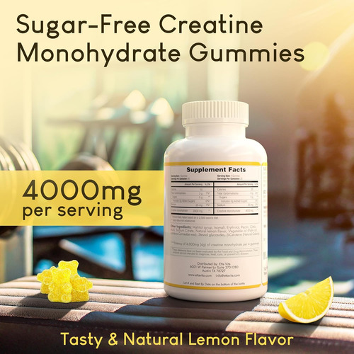 Creatina Monohidrato En Gominolas Sin Azúcar (1g/gominola...