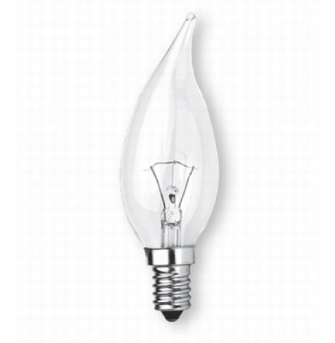 Lampada Incandescente Clara Tipo Vela 25 W 220v