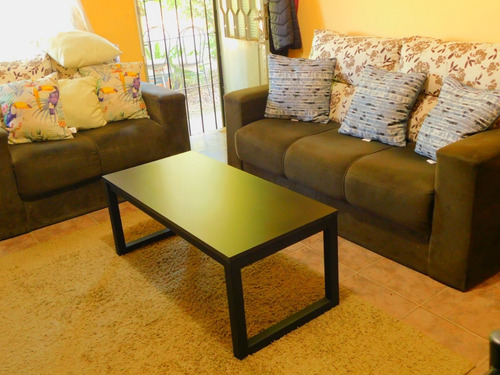 Imagen 3 de 9 de Mesas Ratonas, Living En Hierro Y Madera, Hogar