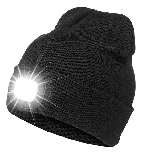 Gorro De Lana Rocky Con Luz Led