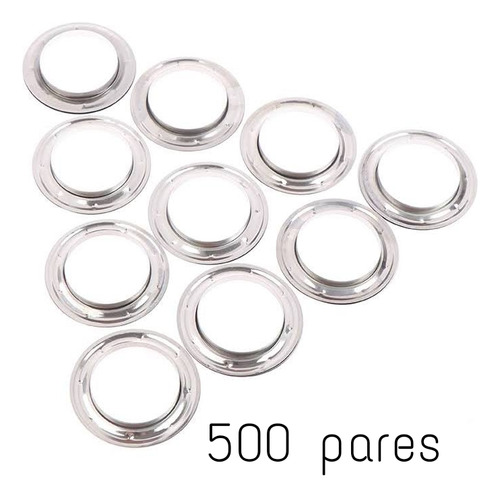 Ojillos Para Cortinas De 40mm (paquete De 500 Pares