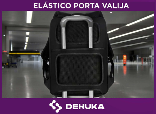 Mochila Impermeable Urbana Con Carga Usb Antirrobo Resistente Al Agua Dehuka
